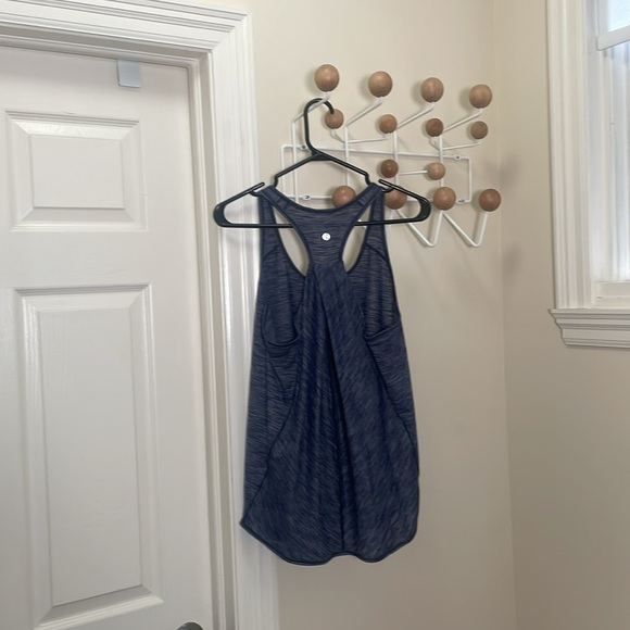 Lululemon - Yoga Athletic Tank Top - Navy - Small - Picture 6 of 9